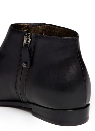 Detail View - Click To Enlarge - LANVIN - Screw rivet leather ankle boots