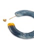Detail View - Click To Enlarge - CULT GAIA - 'Mira' marble effect hoop earrings