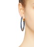 Figure View - Click To Enlarge - CULT GAIA - 'Mira' marble effect hoop earrings