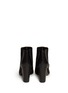 Back View - Click To Enlarge - LANVIN - Suede and shagreen leather ankle Chelsea boots