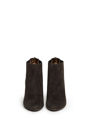 Figure View - Click To Enlarge - LANVIN - Suede and shagreen leather ankle Chelsea boots