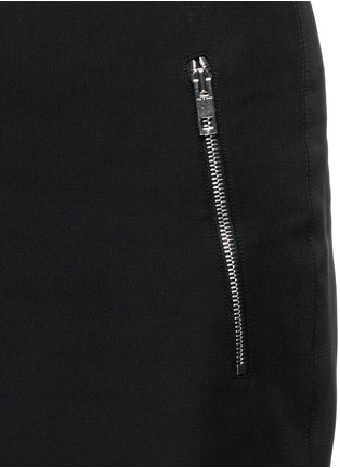 Detail View - Click To Enlarge - RAG & BONE - 'Bureau' nylon blend zip skirt