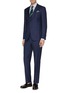 Figure View - Click To Enlarge - ISAIA - 'Gregorio' stripe wool suit