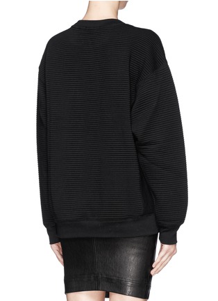 Back View - Click To Enlarge - RAG & BONE - 'Sloane' textured sweatshirt 