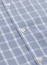  - ISAIA - Windowpane check honeycomb cotton shirt