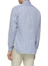 Back View - Click To Enlarge - ISAIA - Windowpane check honeycomb cotton shirt