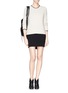Figure View - Click To Enlarge - RAG & BONE - 'Sloane' textured stretch skirt