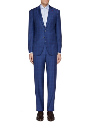 Main View - Click To Enlarge - ISAIA - 'Gregorio' tartan plaid wool suit
