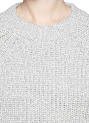 Detail View - Click To Enlarge - RAG & BONE - 'Mira' felt panel chunky knit sweater 