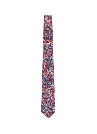 Figure View - Click To Enlarge - ISAIA - Paisley print silk tie