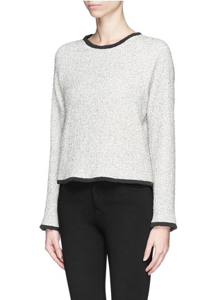 Front View - Click To Enlarge - RAG & BONE - 'Sybelles' texture knit sweatshirt
