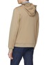 Back View - Click To Enlarge - ISAIA - Nylon zip hoodie
