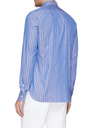 Back View - Click To Enlarge - ISAIA - Stripe shirt