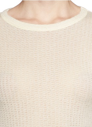 Detail View - Click To Enlarge - RAG & BONE - 'Maya' waffle knit top