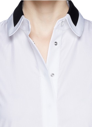 Detail View - Click To Enlarge - RAG & BONE - 'Courchevel' pleat poplin shirt dress