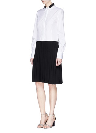 Figure View - Click To Enlarge - RAG & BONE - 'Courchevel' pleat poplin shirt dress