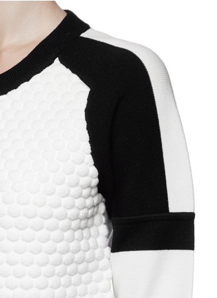 Detail View - Click To Enlarge - RAG & BONE - 'Kelsie' honeycomb texture raglan sweatshirt