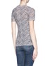 Back View - Click To Enlarge - RAG & BONE - 'The Classic' lace print T-shirt