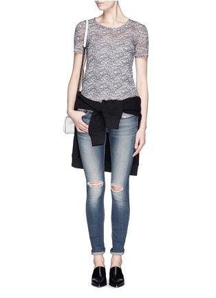 Figure View - Click To Enlarge - RAG & BONE - 'The Classic' lace print T-shirt