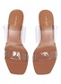 Detail View - Click To Enlarge - CULT GAIA - 'Jila' Perspex heel PVC strap sandals