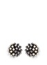 Main View - Click To Enlarge - MIRIAM HASKELL - Crystal pearl clip stud earrings
