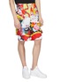 Detail View - Click To Enlarge - ANGEL CHEN - Graphic print unisex cargo shorts