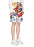 Front View - Click To Enlarge - ANGEL CHEN - Graphic print unisex cargo shorts