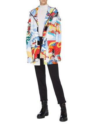 Detail View - Click To Enlarge - ANGEL CHEN - Dragon Junk graphic print hooded unisex parka