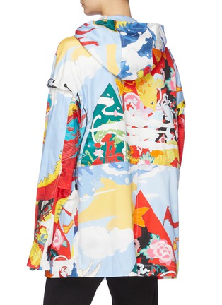 Back View - Click To Enlarge - ANGEL CHEN - Dragon Junk graphic print hooded unisex parka