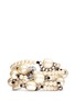 Main View - Click To Enlarge - MIRIAM HASKELL - Crystal pearl crescent bracelet