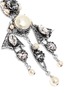 Detail View - Click To Enlarge - MIRIAM HASKELL - Crystal pearl filigree drop earrings