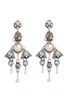 Main View - Click To Enlarge - MIRIAM HASKELL - Crystal pearl filigree drop earrings