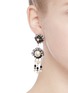 Figure View - Click To Enlarge - MIRIAM HASKELL - Geometric pearl drop earrings
