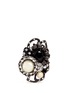 Main View - Click To Enlarge - MIRIAM HASKELL - Crystal pearl crescent ring