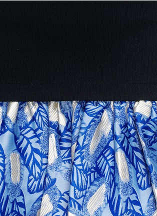 Detail View - Click To Enlarge - OPENING CEREMONY - Jacquard flare hem jersey skirt