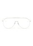 Main View - Click To Enlarge - FIXXATIVE - 'Adora' mirror metal aviator sunglasses
