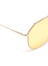 Detail View - Click To Enlarge - FIXXATIVE - 'Adora' mirror metal aviator sunglasses