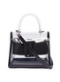 Main View - Click To Enlarge - BOYY - 'Karl 24' buckled leather trim PVC satchel