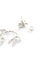 Detail View - Click To Enlarge - HEFANG - 'Fireworks' cubic zirconia silver chandelier drop earrings