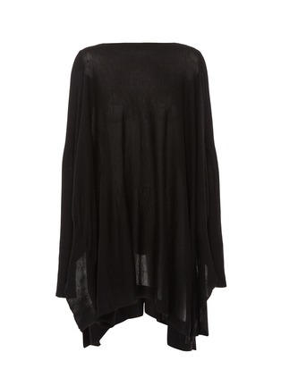 Main View - Click To Enlarge Main View - Click To Enlarge - Rick Owens - Drape cashmere poncho sweater