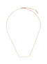 Main View - Click To Enlarge - MESSIKA - 'Gatsby Horizontal Bar' diamond 18k rose gold pendant necklace