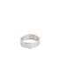 Figure View - Click To Enlarge - MESSIKA - 'Gatsby' diamond 18k white gold three row ring