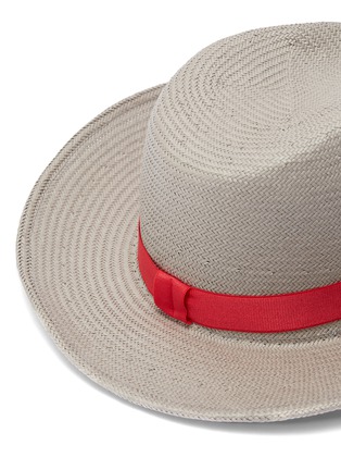 Detail View - Click To Enlarge - YESTADT - 'Nomad' packable straw fedora hat
