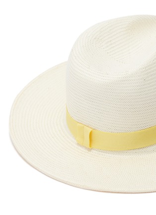 Detail View - Click To Enlarge - YESTADT - 'Nomad' packable straw fedora hat