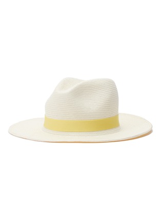 Main View - Click To Enlarge - YESTADT - 'Nomad' packable straw fedora hat