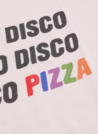 - ÊTRE CÉCILE - 'Disco Pizza' slogan print oversized T-shirt