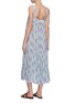 Back View - Click To Enlarge - LEM LEM - 'Gigi' colourblock herringbone print tiered silk dress