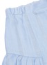  - LEM LEM - 'Bekele' flared ruffle cuff cotton-linen shorts