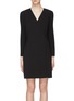Main View - Click To Enlarge - THEORY - Virgin wool wrap dress