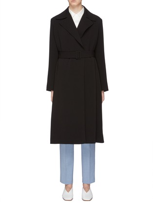 Main View - Click To Enlarge - THEORY - Belted crepe trench coat